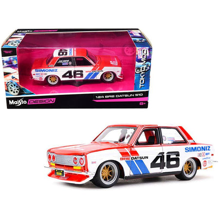 Datsun 510 46 "Simoniz" BRE (Brock Racing Enterprises) "Tokyo Mod" 1/24 Diecast Model Car by Maisto - Maisto - ModelCars.com