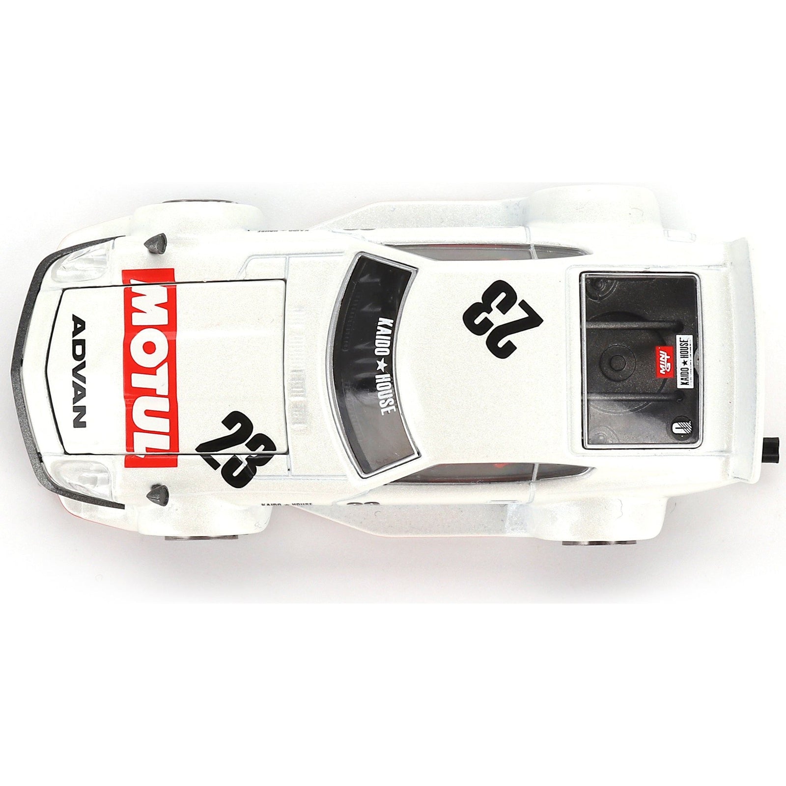 Datsun Fairlady Z KAIDO MOTUL V3 RHD (Right Hand Drive) 23 White (Designed by Jun Imai) "Kaido House" Special 1/64 Diecast Model Car by True Scale Miniatures - True Scale Miniatures - ModelCars.com