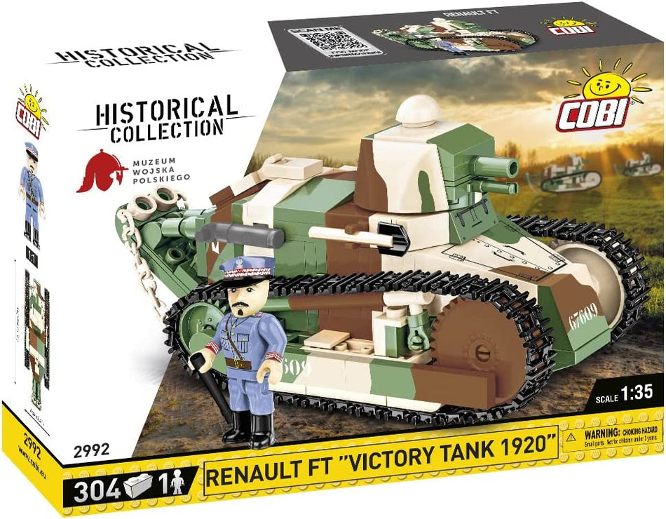 Cobi 304pcs HC Great War Renault FT Victory