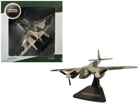 De Havilland Mosquito NF MKII Aircraft "Wing Commander Peter G. Wykeham-Barnes No. 23 Squadron Luqa Malta" (1943) Royal Air Force "Oxford Aviation" Series 1/72 Diecast Model Airplane by Oxford Diecast-Oxford Diecast-ModelCars.com