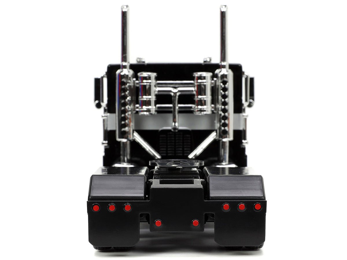 Decepticon Nemesis Prime with Robot on Chassis "Transformers" TV Series "Hollywood Rides" Series 1/24 Diecast Model by Jada-Jada-ModelCars.com