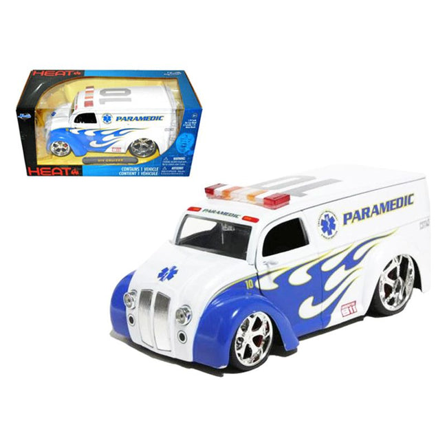 Div Cruiser Bus Paramedics Ambulance 1/24 Diecast Model Car by Jada - Jada - ModelCars.com