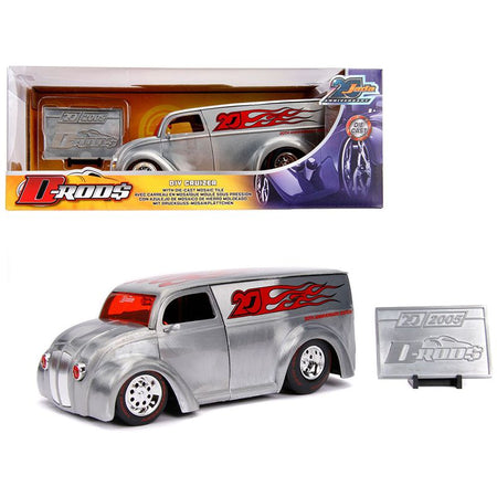 Div Cruizer Van Metal Raw "D-Rods" "Jada 20th Anniversary" 1/24 Diecast Model Car by Jada-Jada-ModelCars.com