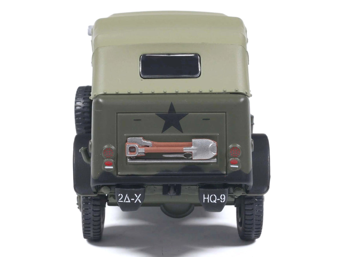 Dodge WC-6 Command Car with Canvas Top Olive Drab "2nd Armored Division France" (1944) United States Army 1/43 Diecast Model by Militaria Die Cast-Militaria Die Cast-ModelCars.com