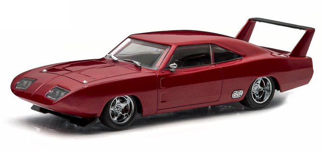 Dom's 1969 Dodge Charger Daytona Maroon "Fast and Furious 6" Movie (2013) 1/43 Diecast Model Car by Greenlight-Greenlight-ModelCars.com