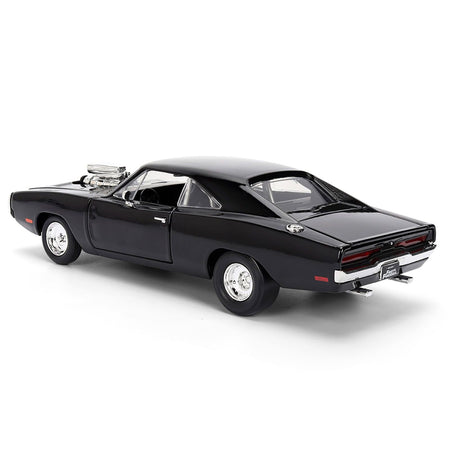 Dom's 1970 Dodge Charger R/T Black "F9" (2021) Movie "Fast & Furious" Series 1/24 Diecast Model Car by Jada - Jada - ModelCars.com