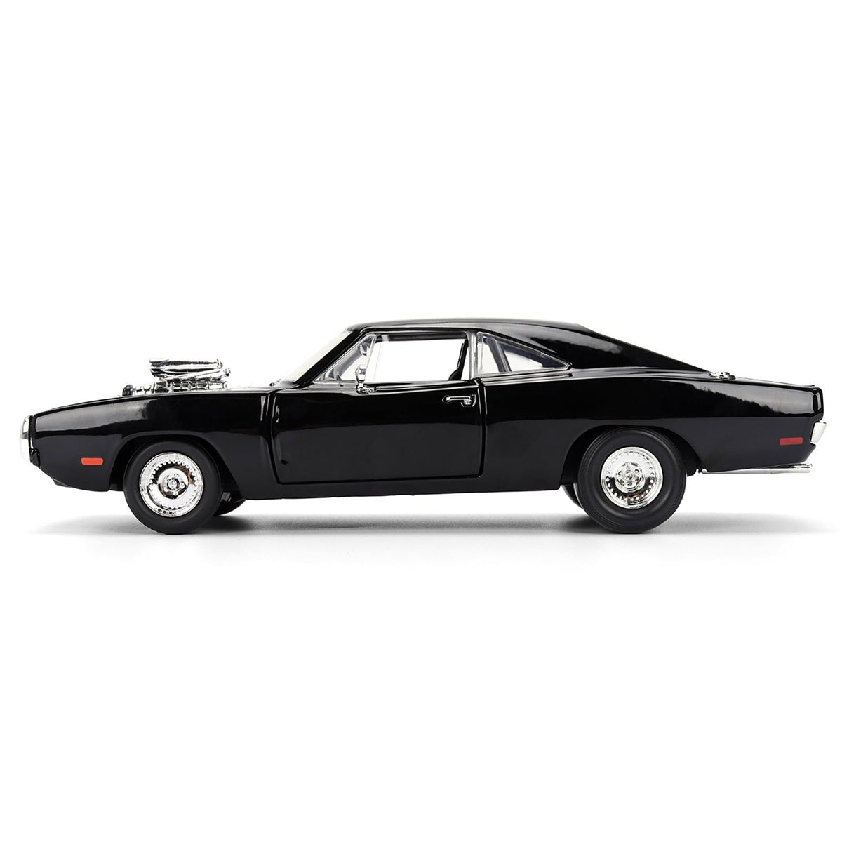 Dom's 1970 Dodge Charger R/T Black "F9" (2021) Movie "Fast & Furious" Series 1/24 Diecast Model Car by Jada-Jada-ModelCars.com