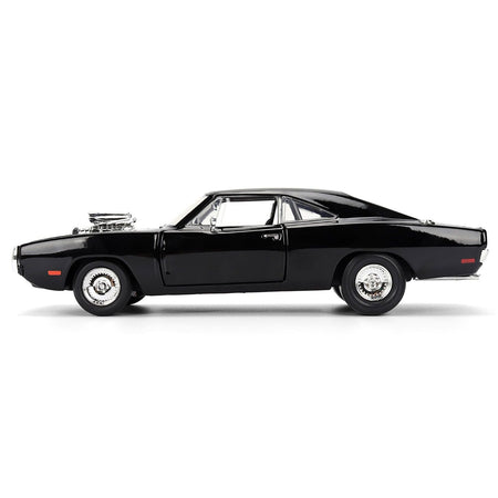 Dom's 1970 Dodge Charger R/T Black "F9" (2021) Movie "Fast & Furious" Series 1/24 Diecast Model Car by Jada-Jada-ModelCars.com