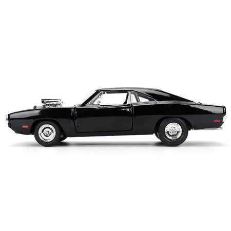 Dom's 1970 Dodge Charger R/T Black "F9" (2021) Movie "Fast & Furious" Series 1/24 Diecast Model Car by Jada - Jada - ModelCars.com