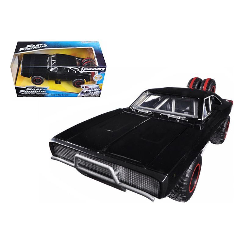 Dom's 1970 Dodge Charger R/T Off Road Version "Fast & Furious 7" Movie 1/24 Diecast Model Car by Jada - Jada - ModelCars.com