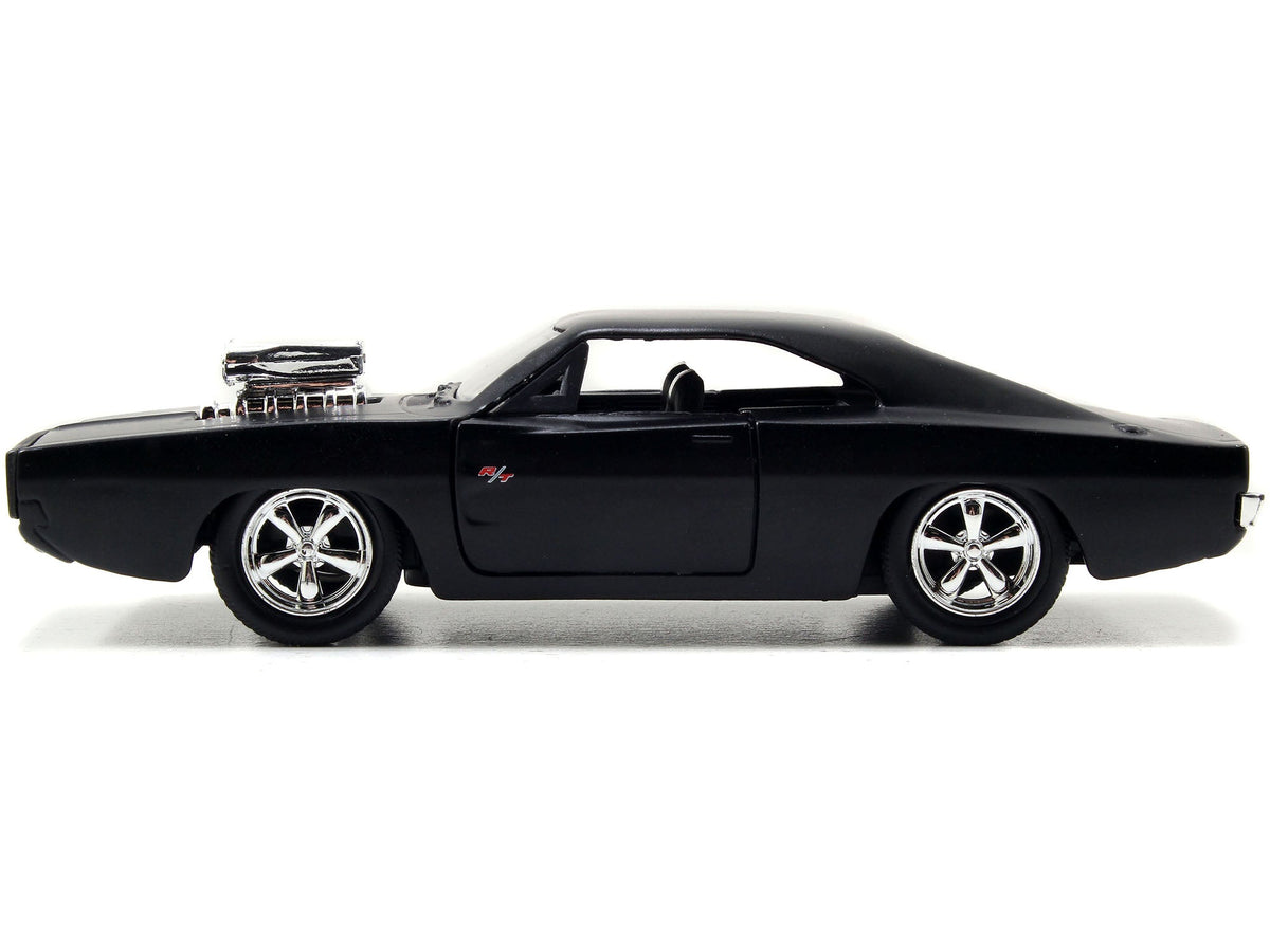 Dom's Dodge Charger R/T Matt Black "Fast & Furious" Movie 1/32 Diecast Model Car by Jada-Jada-ModelCars.com