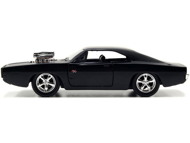 Dom's Dodge Charger R/T Matt Black "Fast & Furious" Movie 1/32 Diecast Model Car by Jada-Jada-ModelCars.com