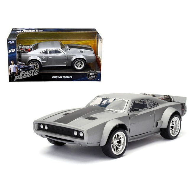 Dom's Ice Charger "Fast & Furious" F8 Movie 1/24 Diecast Model Car by Jada - Jada - ModelCars.com