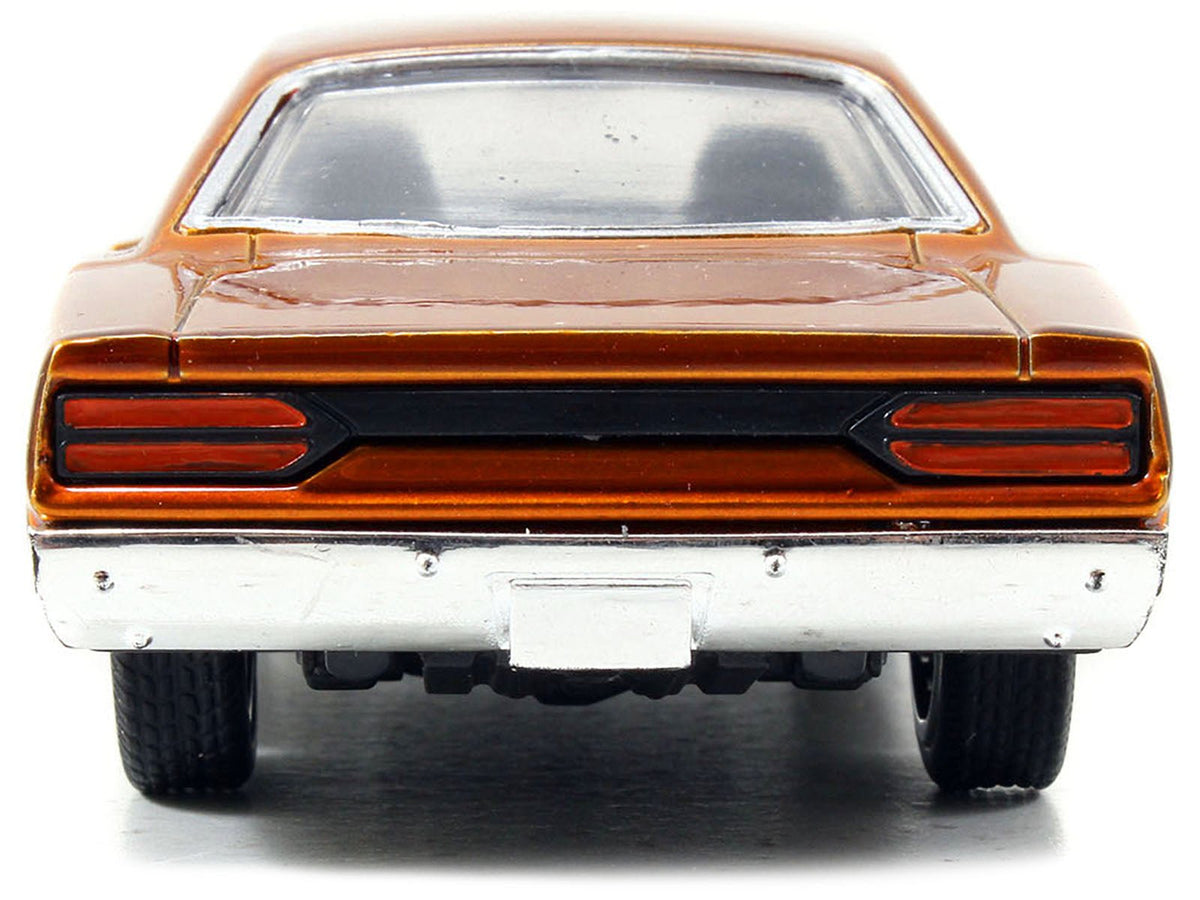 Dom's Plymouth Road Runner Orange Metallic with Matt Black Hood "Fast & Furious" Series 1/32 Diecast Model Car by Jada-Jada-ModelCars.com