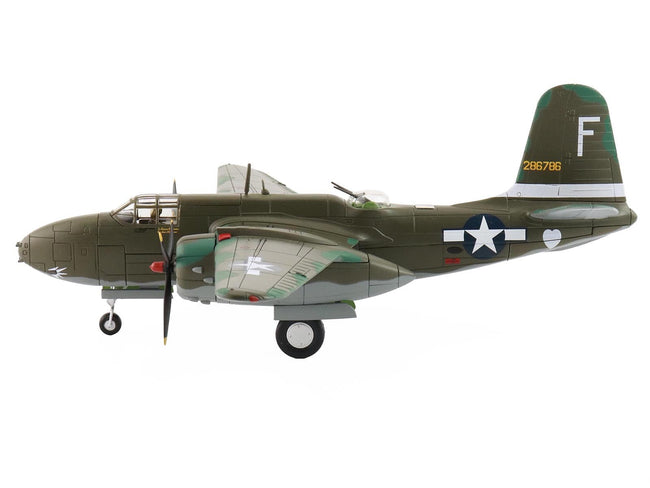 Douglas A-20G Havoc Aircraft "42-86786 Hell'N Pelican II 388th Bomb Squadron Gusap Airfield" (1944) United States Army Air Forces "Air Power Series" 1/72 Diecast Model by Hobby Master-Hobby Master-ModelCars.com