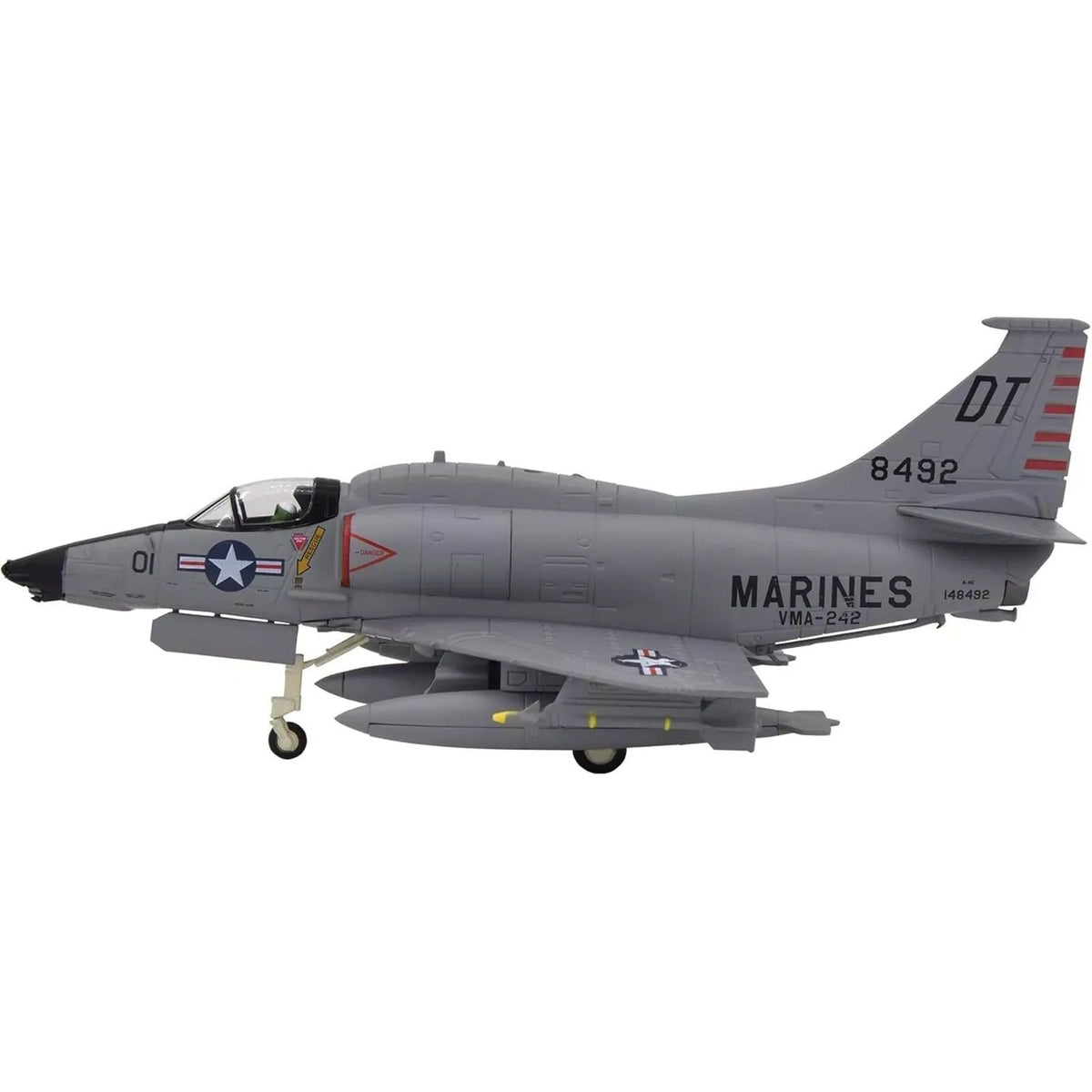 Douglas A-4D Skyhawk Aircraft "VMA-242 Bats NAS Key West 1962 Missile Crisis" United States Marine Corps 1/72 Diecast Model Airplane-Other-ModelCars.com
