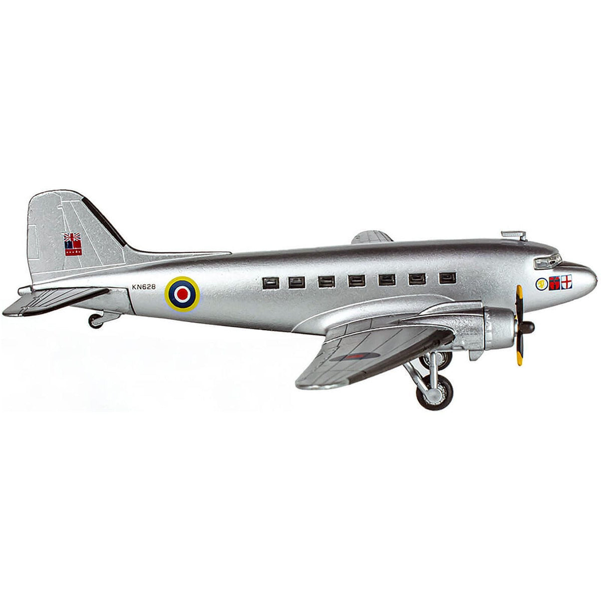 Douglas C-47 Dakota Transport Aircraft "Field Marshal Montgomery No. 24 Squadron" Royal Air Force (1945) "Planes of World War II" Series 1/144 Diecast Model Airplane by Luppa-Luppa-ModelCars.com
