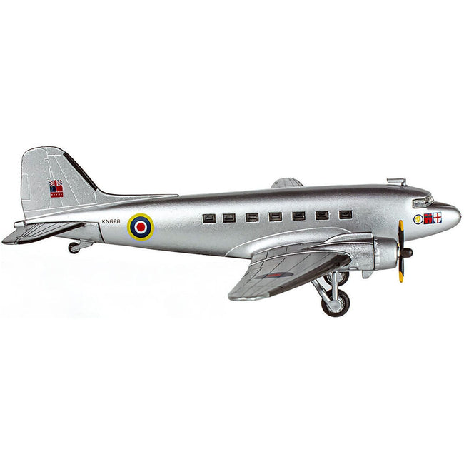 Douglas C - 47 Dakota Transport Aircraft "Field Marshal Montgomery No. 24 Squadron" Royal Air Force (1945) "Planes of World War II" Series 1/144 Diecast Model Airplane by Luppa - Luppa - ModelCars.com