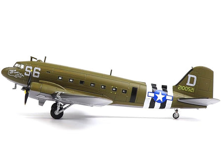 Douglas C-47 Skytrain Transport Aircraft "Night Fright 79th Troop Carrier Squadron 436th Troop Carrier Group D-Day" (1944) United States Army Air Forces 1/100 Diecast Model-Other-ModelCars.com