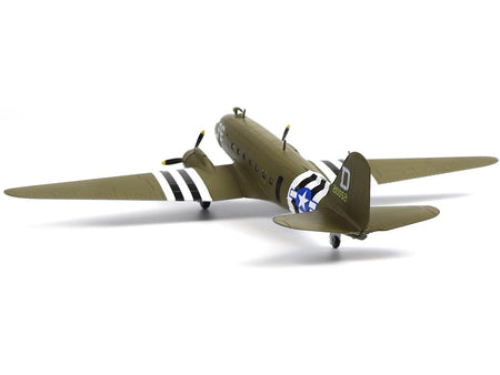 Douglas C-47 Skytrain Transport Aircraft "Night Fright 79th Troop Carrier Squadron 436th Troop Carrier Group D-Day" (1944) United States Army Air Forces 1/100 Diecast Model-Other-ModelCars.com