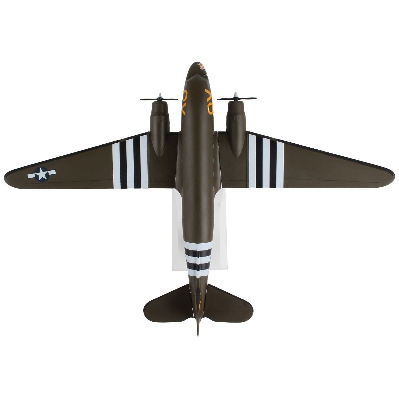 Douglas C - 47 Skytrain Transport Aircraft "Stoy Hora United States Army Air Forces" (292717) Olive Drab (Snap - Fit) 1/80 Plastic Model by Skymarks - Skymarks - ModelCars.com