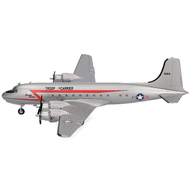 Douglas C-54 Skymaster Transport Aircraft "Rosinenbomber" (44-9063) United States Air Force 1/200 Diecast Model Airplane by Herpa-Herpa-ModelCars.com