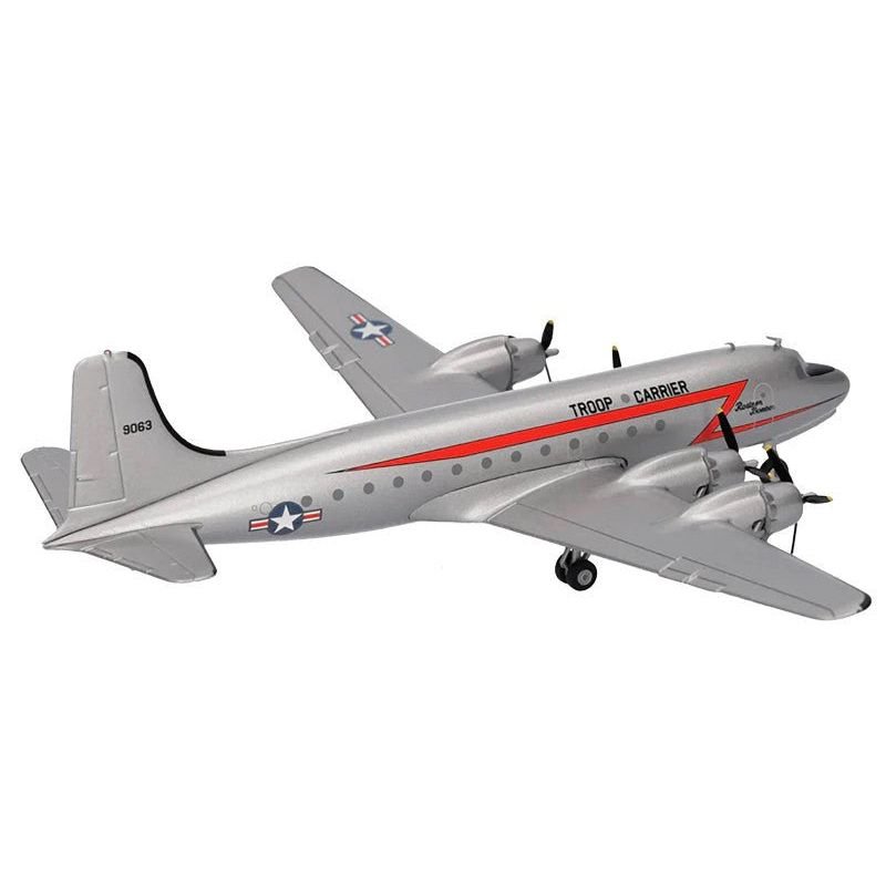 Douglas C-54 Skymaster Transport Aircraft "Rosinenbomber" (44-9063) United States Air Force 1/200 Diecast Model Airplane by Herpa-Herpa-ModelCars.com