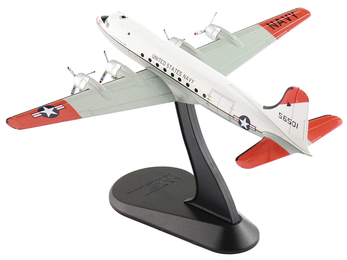 Douglas C-54Q Skymaster Transport Aircraft "US Navy Test Pilot School" (1973) United States Navy "Airliner Series" 1/200 Diecast Model by Hobby Master-Hobby Master-ModelCars.com