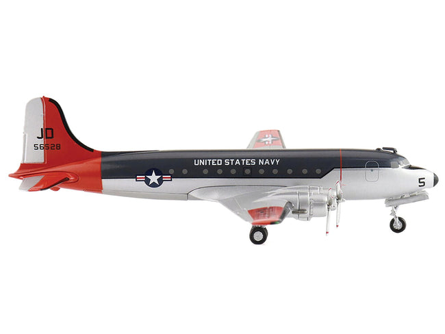 Douglas R5D-3 Skymaster Transport Aircraft "Operation Deep Freeze" (1950s) United States Navy "Airliner Series" 1/200 Diecast Model by Hobby Master-Hobby Master-ModelCars.com