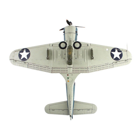 Douglas SBD-3 Dauntless Aircraft "Dusty Kleiss S-7 Scouting Six USS Enterprise" (1942) United States Navy "Premium Collection" 1/32 Diecast Model by Hobby Master-Hobby Master-ModelCars.com