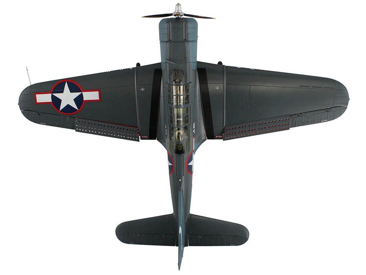 Douglas SBD-5 Dauntless Bomber Aircraft "VB-16 USS Lexington" (1943) United States Navy "Premium Collection" 1/32 Diecast Model by Hobby Master-Hobby Master-ModelCars.com
