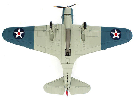 Douglas TBD-1 Devastator Bomber Aircraft "Lt. Cdr. James Brett VT-2 USS Lexington" (1942) United States Navy "SkyMax Models" Series 1/72 Diecast Model by Hobby Master-Hobby Master-ModelCars.com