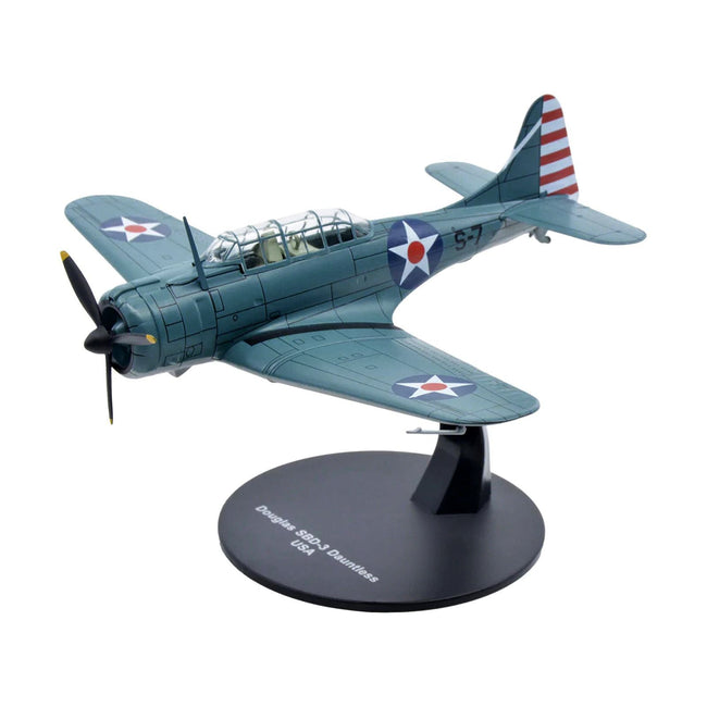 Douglass SBD - 3 Dauntless Bomber Plane (United States Navy 1938) 1/72 Diecast Model by Warbirds of WWII - War Birds of WWII - ModelCars.com
