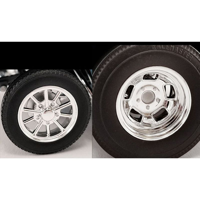 "Drag" Wheel and Tire Set of 4 pieces from 1961 Chevrolet Corvette Gasser for 1/18 Scale Models by ACME-Acme-ModelCars.com