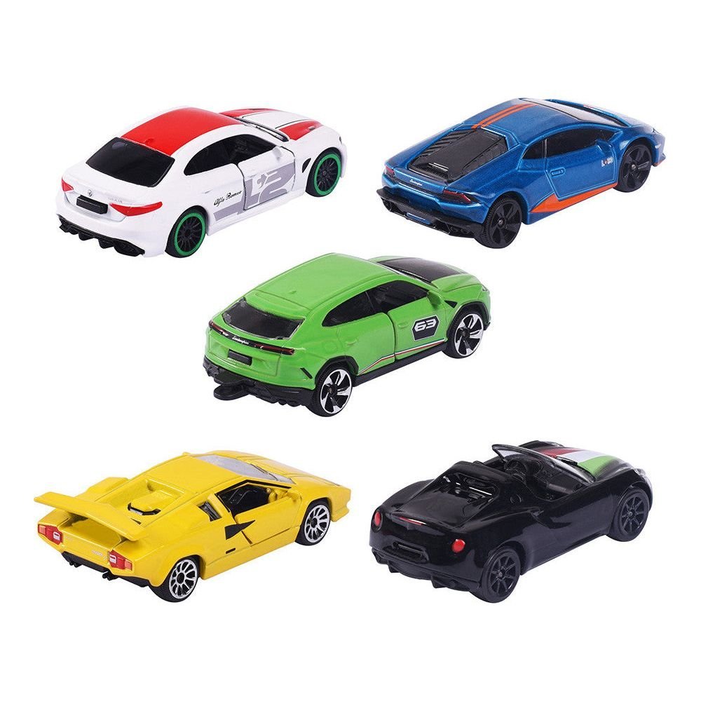 Dream Cars Italy (2023) 5 Piece Set 1/64 Diecast Model Cars by Majorette-Majorette-ModelCars.com