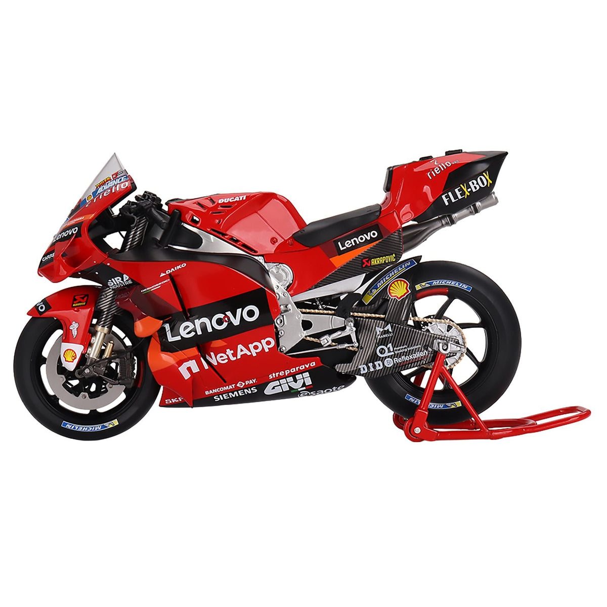 Ducati Desmosedici #43 Jack Miller "Presentation" "MotoGP World Championship" (2022) 1/12 Motorcycle Model by True Scale Miniatures-Mini GT-ModelCars.com