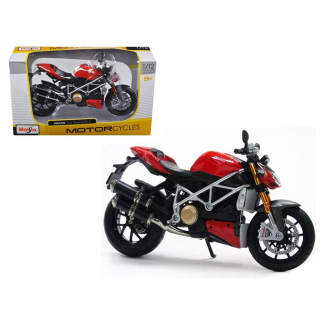 Ducati Mod Streetfighter S Red 1/12 Diecast Motorcycle Model by Maisto - Maisto - ModelCars.com
