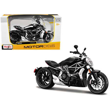 Ducati X Diavel S Black 1/12 Diecast Motorcycle Model by Maisto-Maisto-ModelCars.com