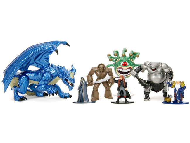 "Dungeons and Dragons" Set of 7 Diecast Figures by Jada-Jada-ModelCars.com