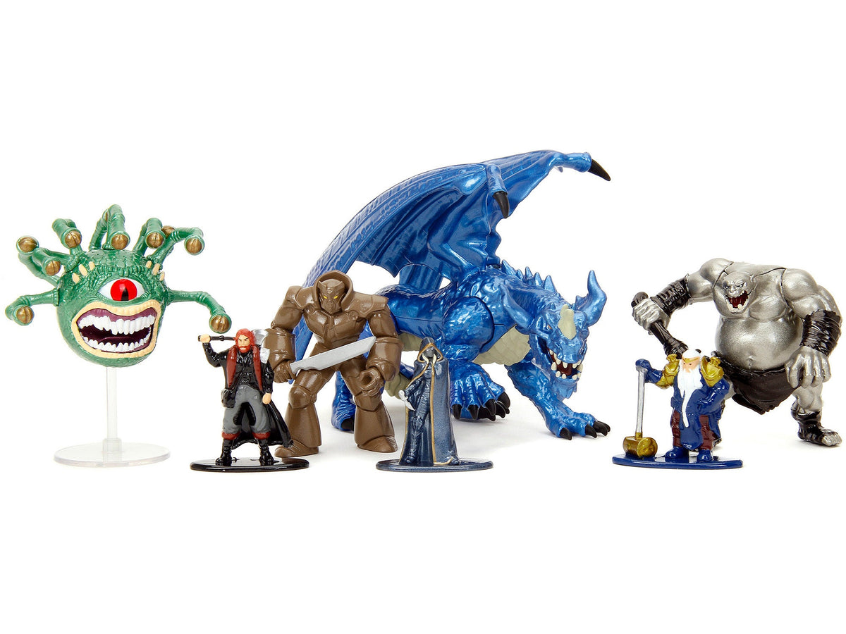 "Dungeons and Dragons" Set of 7 Diecast Figures by Jada-Jada-ModelCars.com