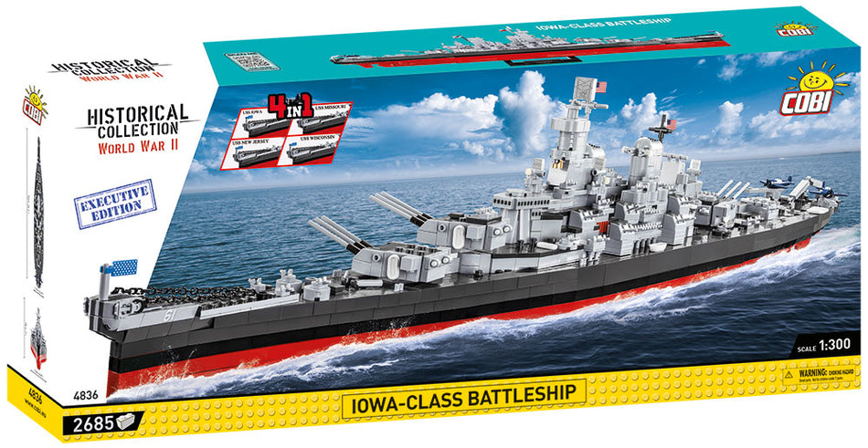 Cobi 2685pcs HC WWII Iowa-Class Battleship