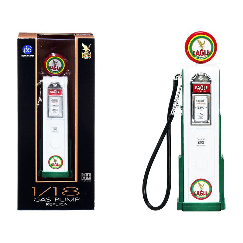 "Eagle Gasoline" Vintage Digital Gas Pump 1/18 Diecast Replica by Road Signature - Road Signature - ModelCars.com