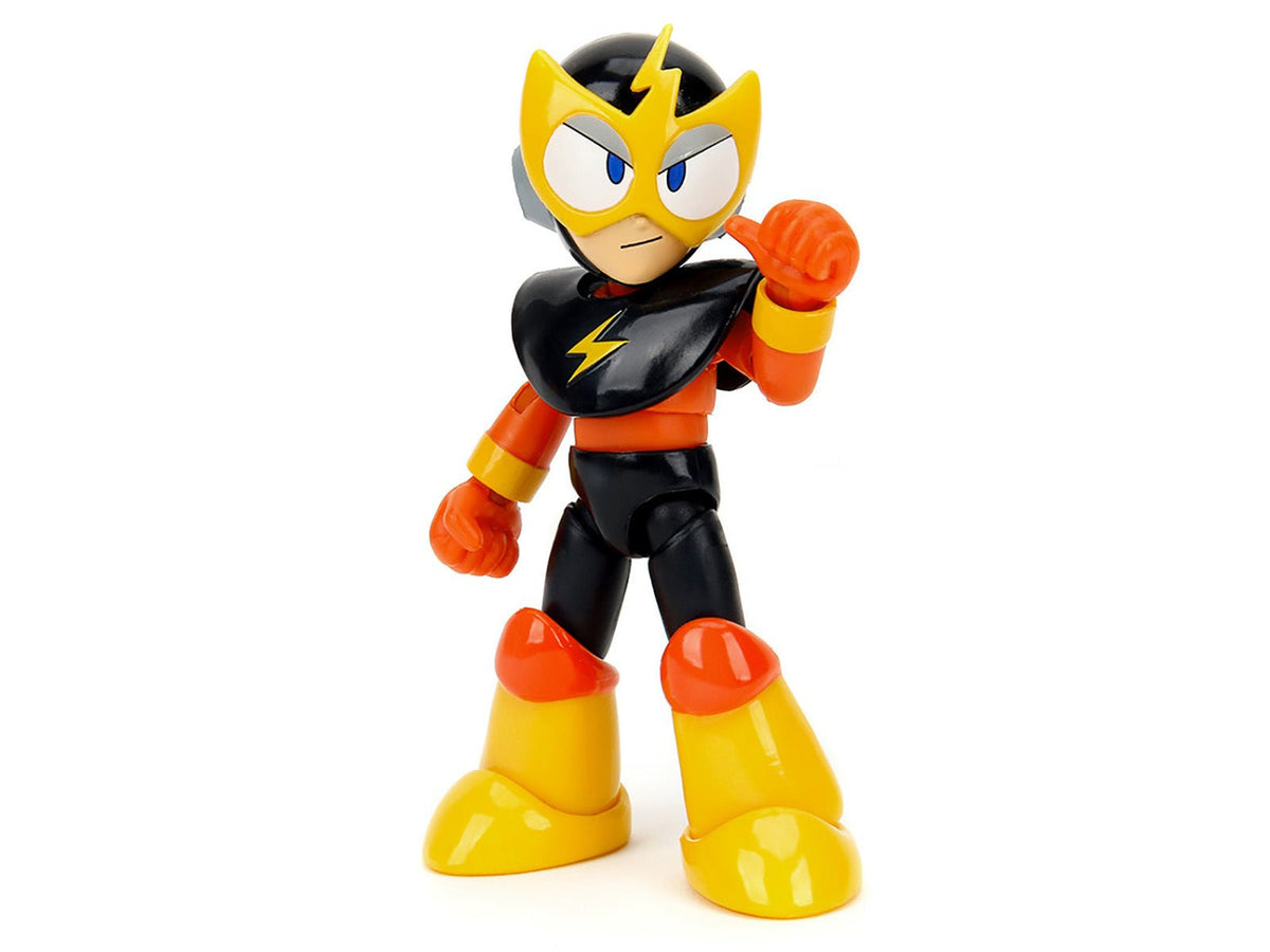 Elec Man 4.5" Moveable Figure with Accessories and Alternate Head and Hands "Mega Man" (1987) Video Game Model by Jada-Jada-ModelCars.com