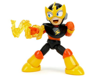 Elec Man 4.5" Moveable Figure with Accessories and Alternate Head and Hands "Mega Man" (1987) Video Game Model by Jada-Jada-ModelCars.com