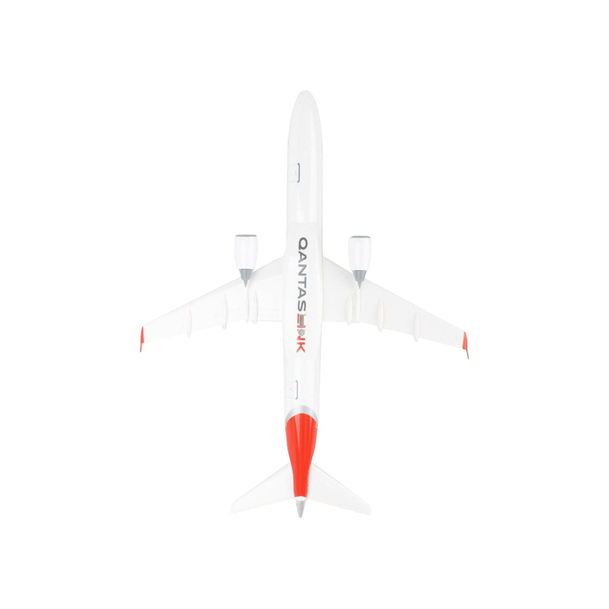 Embraer E190 Commercial Aircraft "QantasLink" (VH - UZD) White with Red Tail (Snap - Fit) 1/100 Plastic Model by Skymarks - Skymarks - ModelCars.com