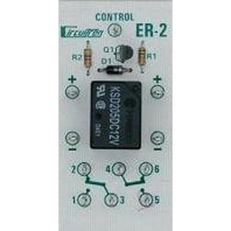 ER - 2 EXT RELAY W/DPDT RLY - Circuitron - ModelCars.com