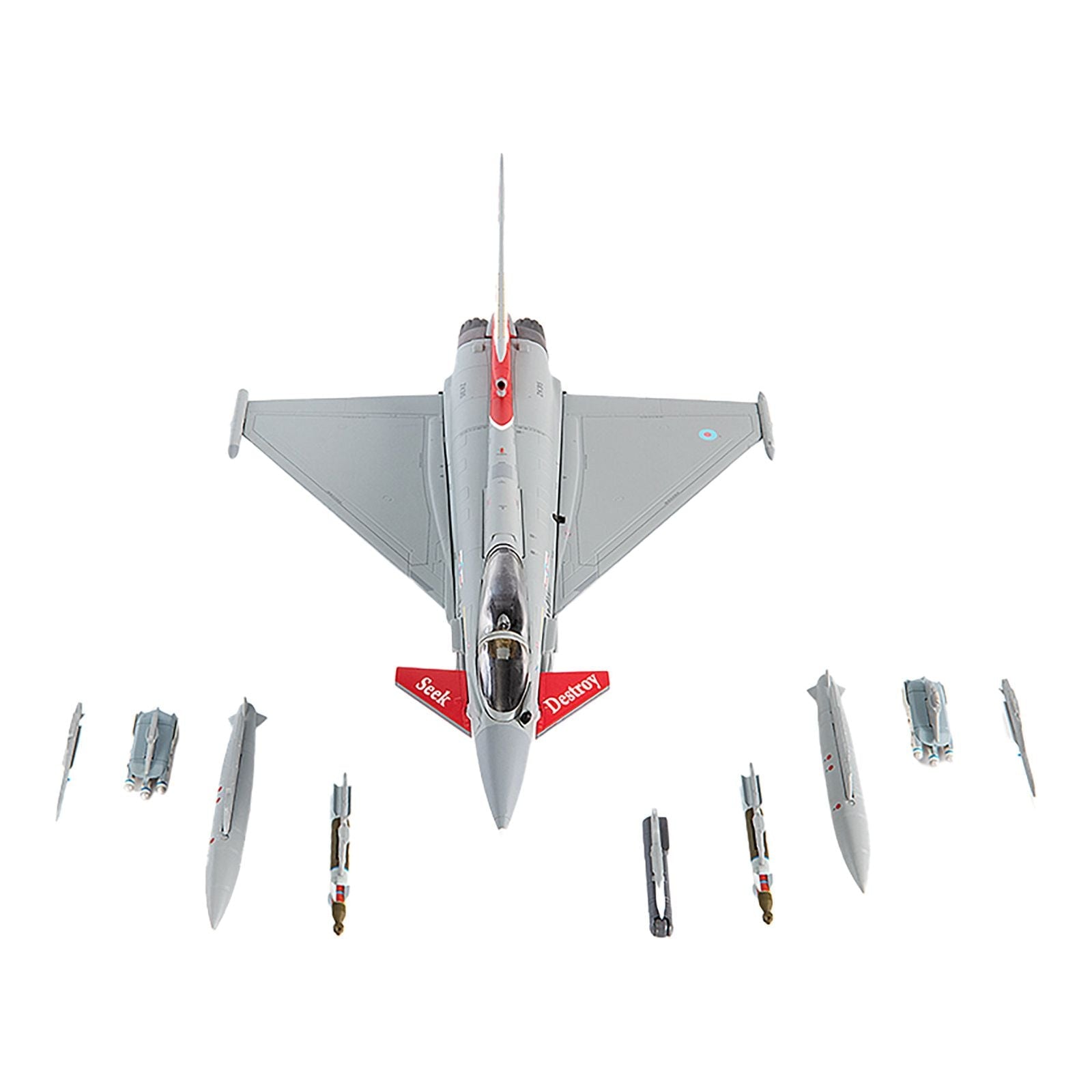 Eurofighter Typhoon FGR4 EF - 2000 Aircraft "No.41(R) Squadron 100th Anniversary" (2016) British Royal Air Force 1/72 Diecast Model by JC Wings - JC Wings - ModelCars.com