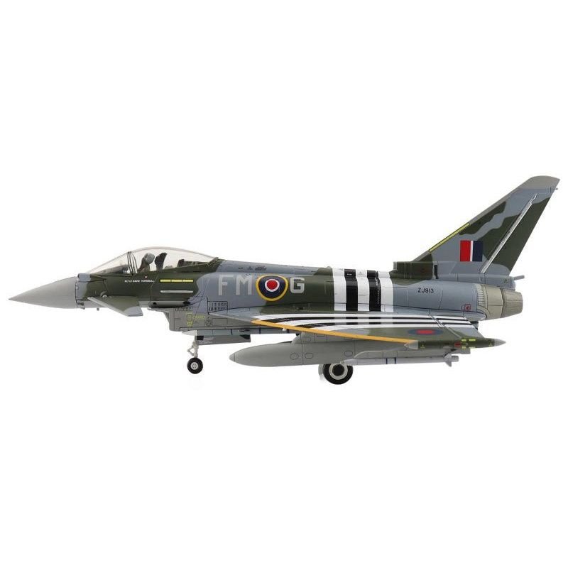 Eurofighter Typhoon FGR4 Fighter Aircraft "ZJ913 FM-G" (2024) British Royal Air Force "Air Power Series" 1/72 Diecast Model by Hobby Master-Hobby Master-ModelCars.com
