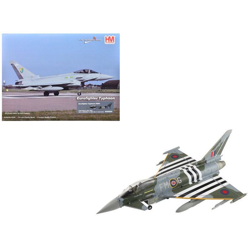 Eurofighter Typhoon FGR4 Fighter Aircraft "ZJ913 FM - G" (2024) British Royal Air Force "Air Power Series" 1/72 Diecast Model by Hobby Master - Hobby Master - ModelCars.com