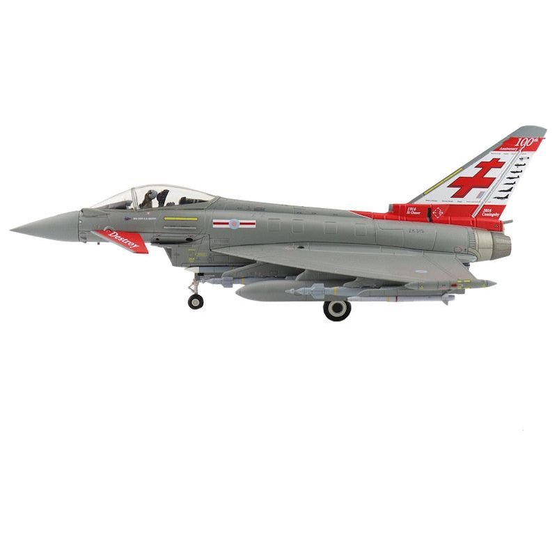 Eurofighter Typhoon Fighter Aircraft "ZK315 41 Squadron RAF Coningsby" (2015) Royal Air Force "Air Power Series" 1/72 Diecast Model by Hobby Master - Hobby Master - ModelCars.com